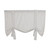 Timeless Ticking Gray Roman Valance - 810055896233