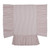 Timeless Ticking Red Ruffled Bedspread - 840233912110