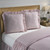 Timeless Ticking Red Ruffled Euro Sham - 840233912196