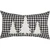Vintage Check Black Tree Pillow Sham - 840233901015