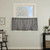 Vintage Check Black Tier Curtain Pair - 840528196300