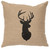 Summit Trail Onyx Deer Silhouette Pillow - 650654061119