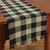 Wicklow Black Check Yarn Table Runner - 762242401235