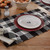 Wicklow Black & Cream Check Yarn Placemat - 762242994881