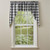 Wicklow Black & Cream Check Curtains and Valances - 762242000247