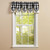 Wicklow Black & Cream Check Curtains and Valances - 762242000247