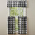 Wicklow Black & Cream Check Curtains and Valances - 762242000247