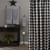 Wicklow Black & Cream Check Curtains and Valances - 762242000247