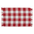 Wicklow Red & Cream Check Yarn Placemat - 762242015128