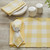 Wicklow Yellow Check Napkin - 762242036260
