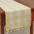Wicklow Yellow Check Yarn Table Runner - 762242036376
