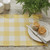 Wicklow Yellow Check Yarn Table Runner - 762242036376
