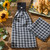 Stafford Black & Cream Hand Towel - 762242070936