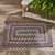 Limestone Braided Rectangle Rug - 762242033863