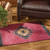 Black Bear Red Dawn Washable Rug - 762242062658
