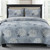 Seaside Denim Jacquard Coverlet Set - 008246718789