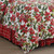 C&F Poinsettia Berries King Quilt Set