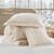 Duke Faux Fur Comforter Mini Set - 675716783990