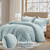 Duke Faux Fur Comforter Mini Set - 675716783990