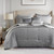 Royce Luxury Jacquard Comforter Set - 022164517965