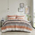 Jaxon Stripe Comforter Set with Bed Sheets - 022164226386