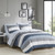 Jaxon Stripe Comforter Set with Bed Sheets - 022164226386