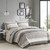 Jaxon Stripe Comforter Set with Bed Sheets - 022164226386