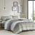 Jaxon Stripe Comforter Set with Bed Sheets - 022164226386