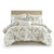 Herbal 6 Piece Cotton Sateen Print Oversized Comforter Set - 022164515121