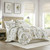 Herbal 6 Piece Cotton Sateen Print Oversized Comforter Set - 022164515121