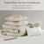 Kiawah Island 6 Piece Oversized Cotton Comforter Set with Throw Pillow - 022164303940