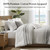Morgan 6 Piece Cotton Jacquard Oversized Comforter Set - 022164362855