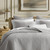 Liam Hotel 3 Piece Cotton Quilt Set - 022164676556
