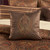 Destiny Chocolate 18" Square Embellished Pillow - 193842168240