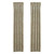 Anastasia Aqua Lined Rod Pocket Curtain Pair - 193842168370