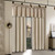 Avenue Almond Lined Rod Pocket Curtain Pair - 193842168479