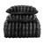 Cottontail Faux Fur Black Comforter Set - 840118840972