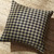 Black Check Pillow Fabric - 840528153723
