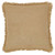 Burlap Natural Ruffled Fringed Pillow - 840528153761