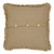 Burlap Natural Ruffled Fringed Pillow - 840528153761