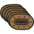 Heritage Farms Star Jute Oval Placemat Set - 840528159985