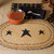 Kettle Grove Jute Placemat Stencil Star Set - 840528146510