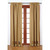 Stratton Burlap Applique Star Curtains - 840528101861