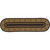 Heritage Farms Star Jute Oval Runner - 840528160004