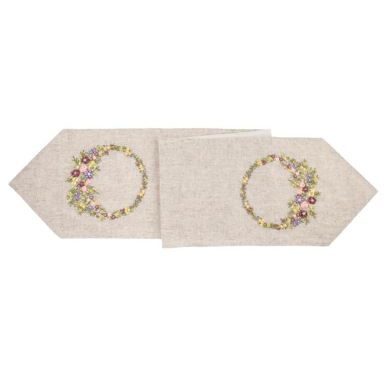 Spring Wreath Table Runner - 008246550709