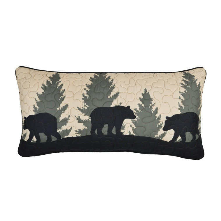 Bear Walk Plaid Pillow - 754069334636