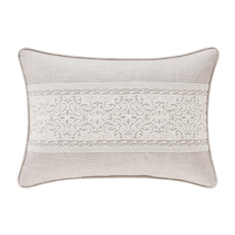 Lauralynn Beige Boudoir Pillow - 193842103616