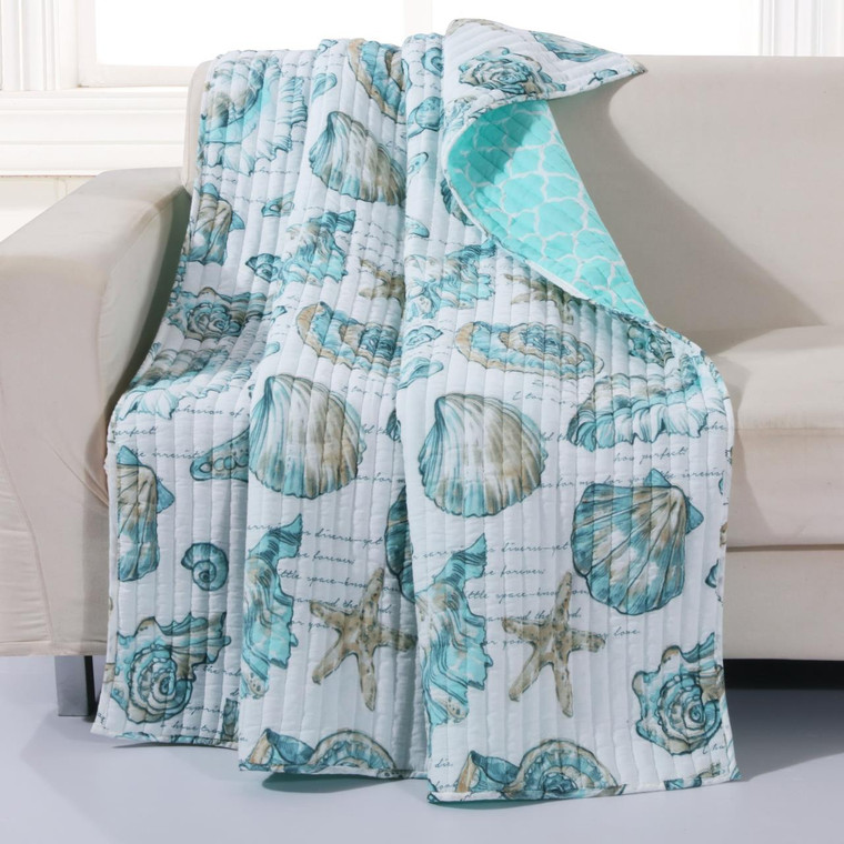 Cruz White Throw - 636047382252