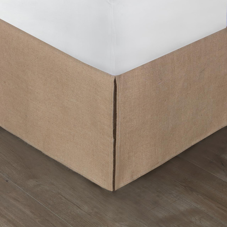Burlap Bed Skirt  by Greenland - 636047383013
