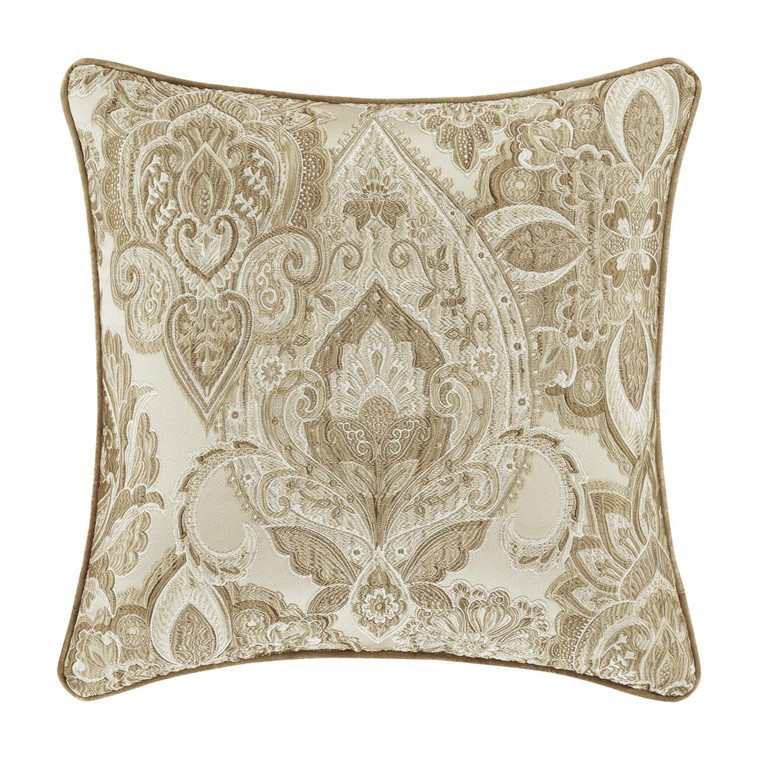 Sandstone Beige 20" Square Pillow - 193842103838